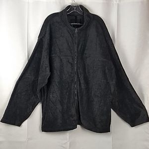 Glacier's Edge mens grey fleece jacket size 2X LT